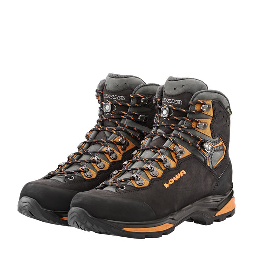 LOWA Camino EVO GTX miesten vaelluskenkä, black/orange