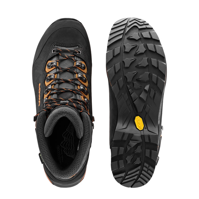 LOWA Camino EVO GTX miesten vaelluskenkä, black/orange