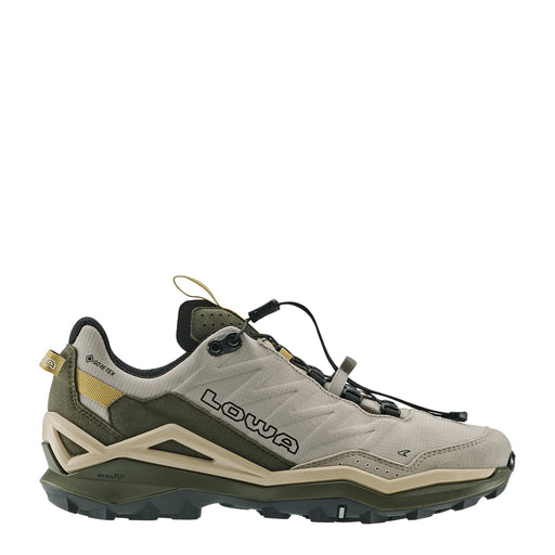 LOWA Maddox PRO GTX Lo miesten ulkoilukenkä, pikanauhoitus, desert/olive