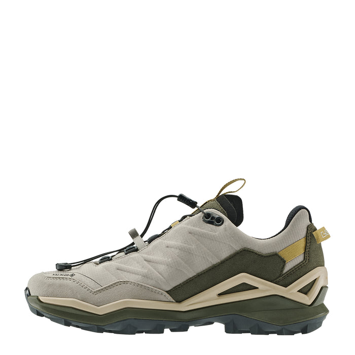 LOWA Maddox PRO GTX Lo miesten ulkoilukenkä, pikanauhoitus, desert/olive