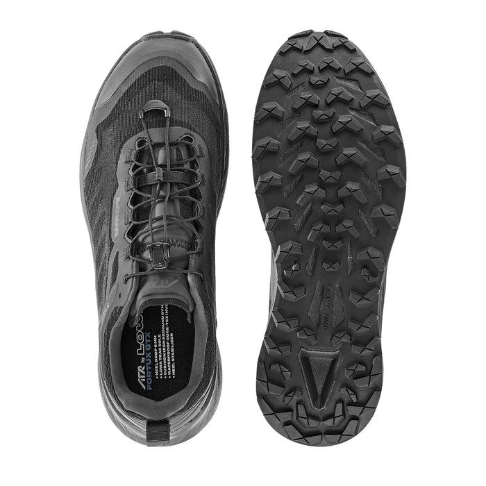 LOWA Fortux GTX miesten maastojuoksukenkä, black/black