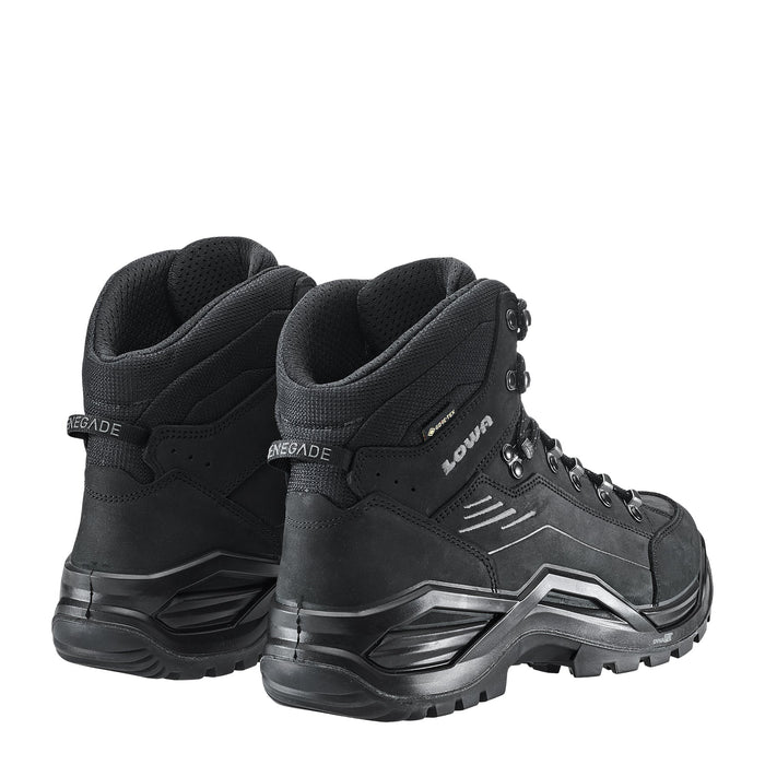 LOWA Renegade EVO GTX Mid W miesten ulkoilukenkä, leveä lesti, deep black