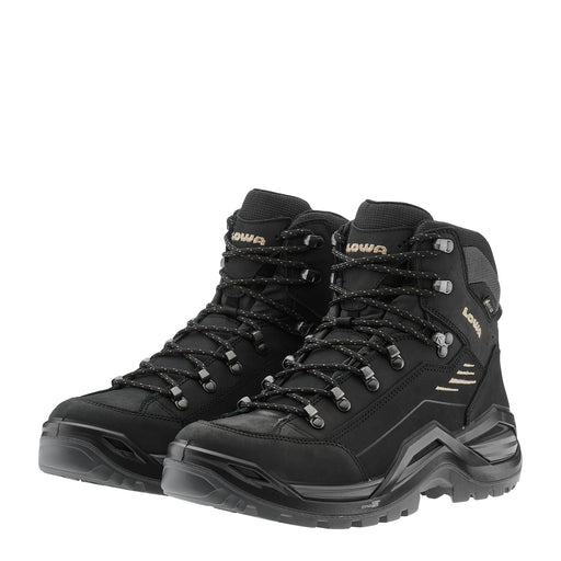 LOWA Renegade EVO GTX Mid miesten ulkoilukenkä, black/dune
