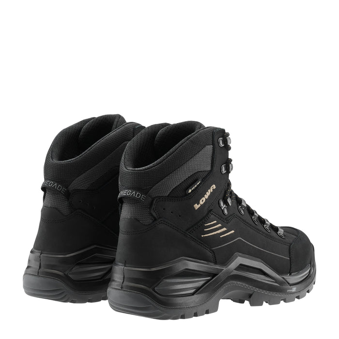 LOWA Renegade EVO GTX Mid miesten ulkoilukenkä, black/dune