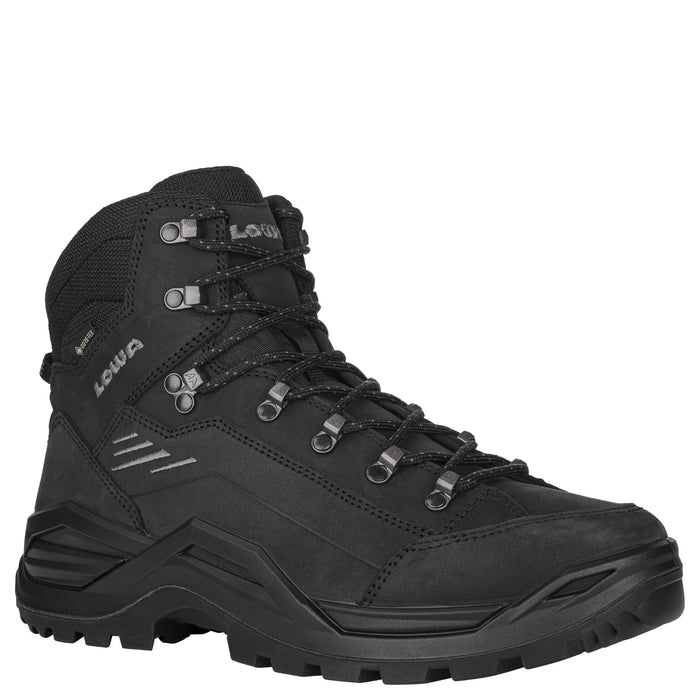 LOWA Renegade EVO GTX Mid W miesten ulkoilukenkä, leveä lesti, deep black