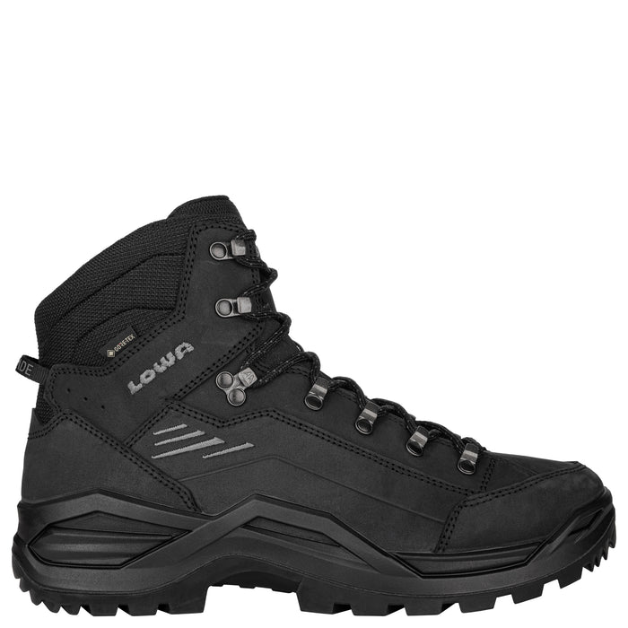 LOWA Renegade EVO GTX Mid W miesten ulkoilukenkä, leveä lesti, deep black