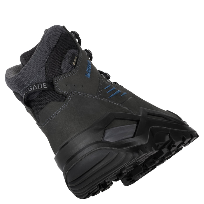 LOWA Renegade EVO GTX Mid W miesten ulkoilukenkä, leveä lesti, anthracite/steelblue