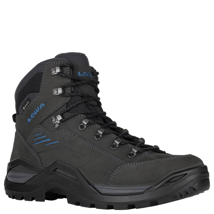 LOWA Renegade EVO GTX Mid W miesten ulkoilukenkä, leveä lesti, anthracite/steelblue