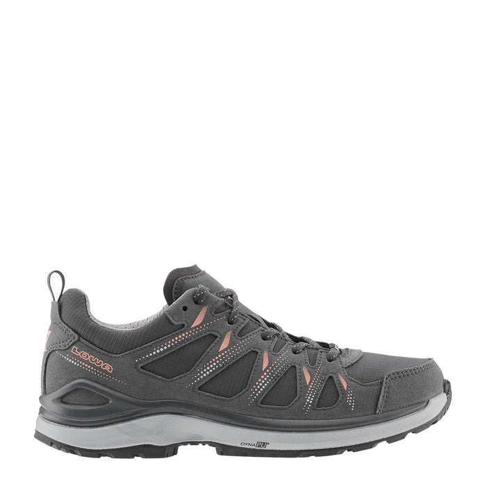 LOWA Innox EVO II GTX naisten ulkoilukenkä, asphalt/salmon