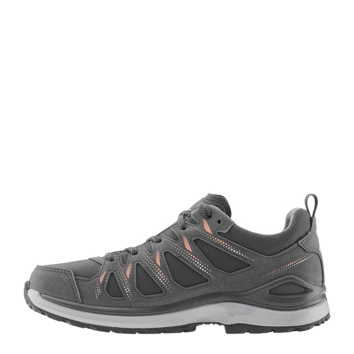 LOWA Innox EVO II GTX naisten ulkoilukenkä, asphalt/salmon