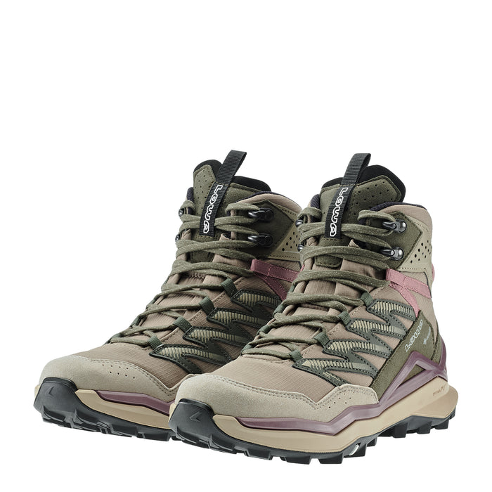 LOWA Maddox PRO GTX Mid naisten ulkoilukenkä, desert/old rose