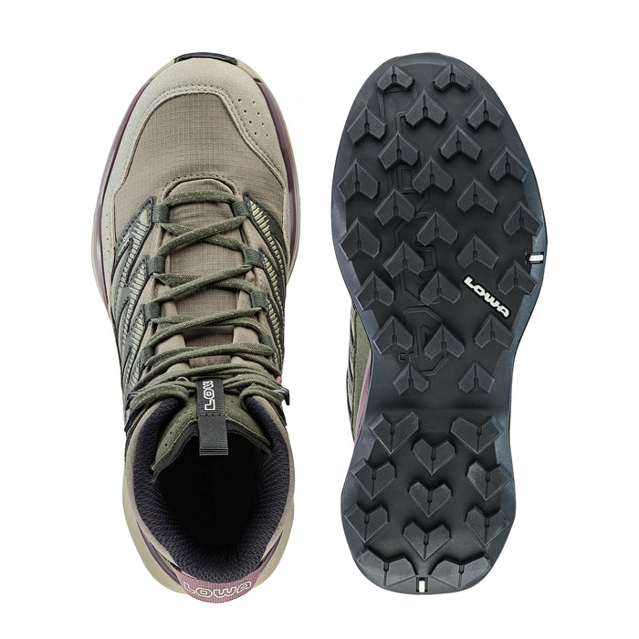 LOWA Maddox PRO GTX Mid naisten ulkoilukenkä, desert/old rose