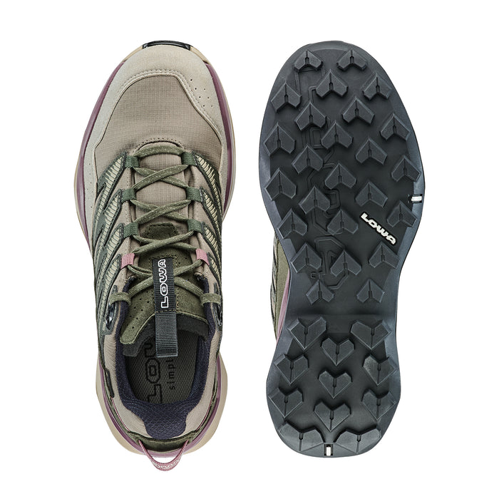 LOWA Maddox PRO GTX Lo naisten ulkoilukenkä, desert/old rose