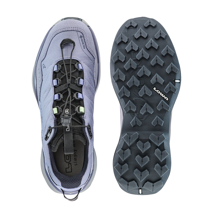 LOWA Maddox PRO GTX Lo naisten ulkoilukenkä, pikanauhoitus, lilac/light lilac