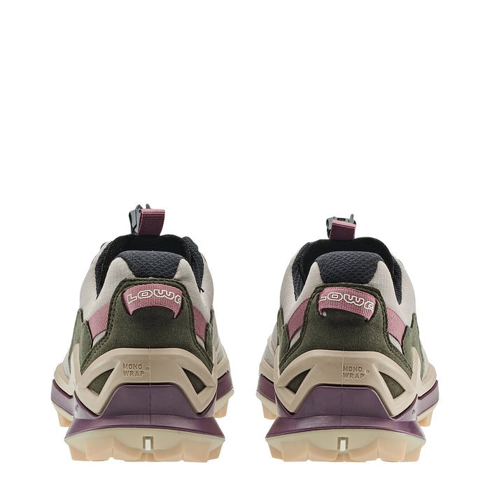 LOWA Maddox PRO GTX Lo naisten ulkoilukenkä, pikanauhoitus, desert/old rose