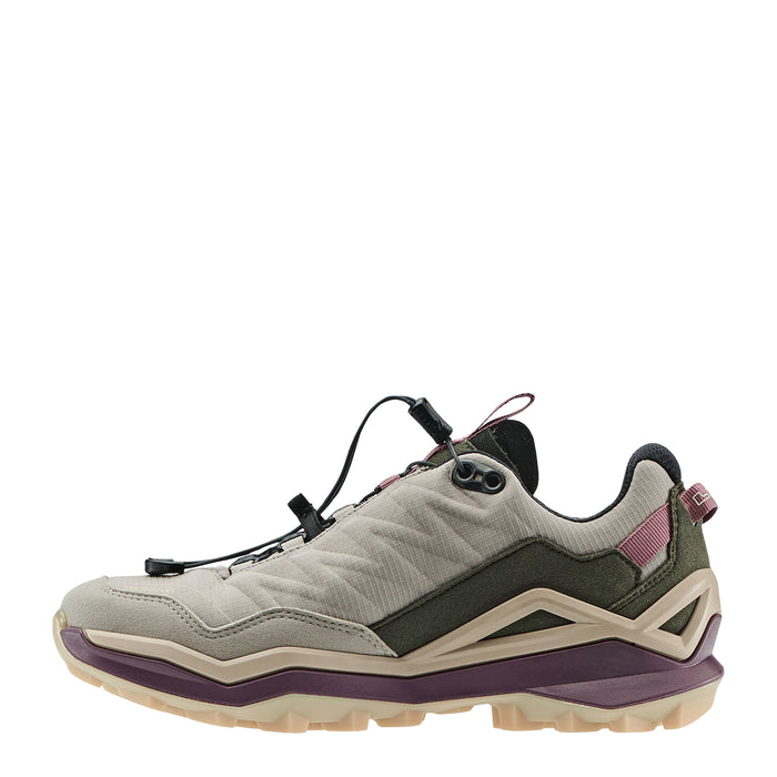 LOWA Maddox PRO GTX Lo naisten ulkoilukenkä, pikanauhoitus, desert/old rose