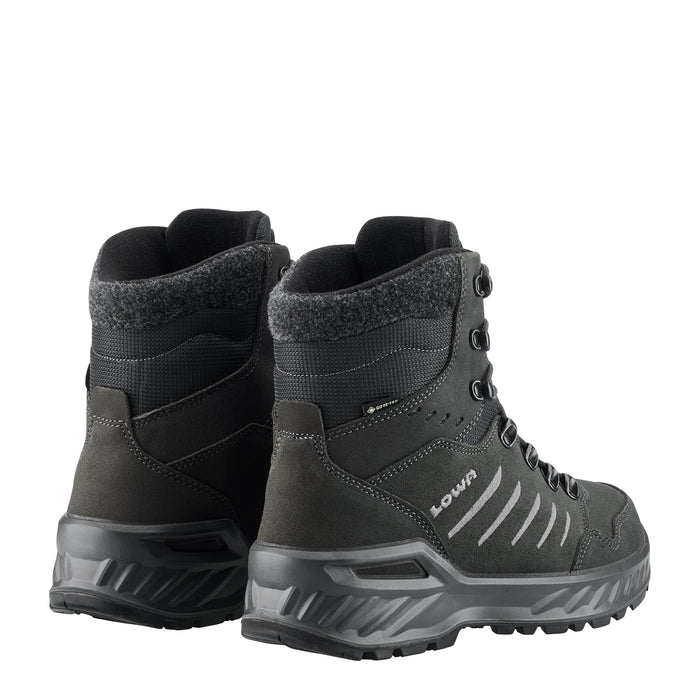 LOWA Nabucco GTX miesten talvikenkä, ARCTIC GRIP TRAC II -pohja, anthracite/grey