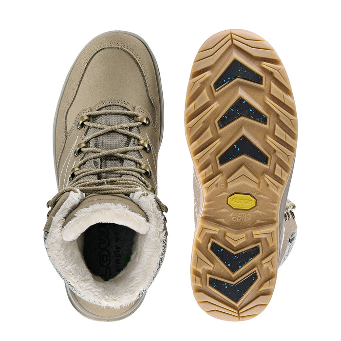 LOWA Nabucco GTX naisten talvikenkä, ARCTIC GRIP TRAC II -pohja, sand/beige