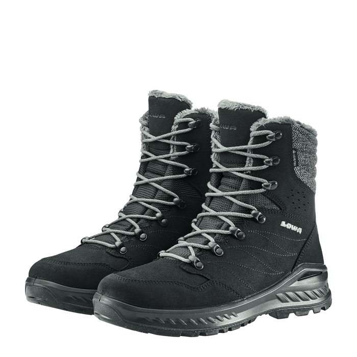 LOWA Nabucco GTX naisten talvikenkä, ARCTIC GRIP TRAC II -pohja, black/jade
