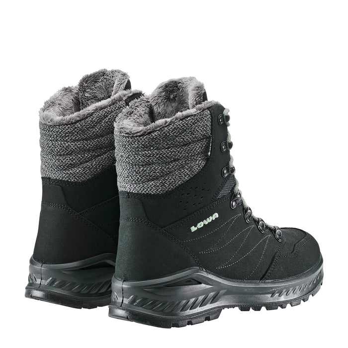 LOWA Nabucco GTX naisten talvikenkä, ARCTIC GRIP TRAC II -pohja, black/jade